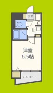 エイペックス大手通【5階】の間取り