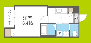 H-Maison千船II【1階】の間取り