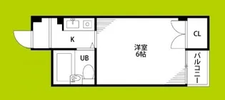 コーポはる【3階】の間取り