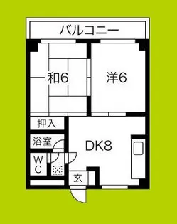 メゾンササキII【1階】の間取り