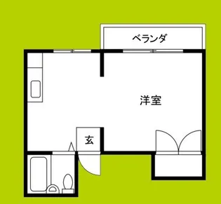 ハイツ上新第三西淡路【2階】の間取り