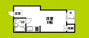 万代北村マンション【3階】の間取り