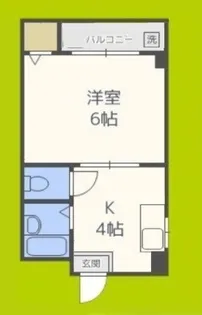 シティハイツあびこ【4階】の間取り