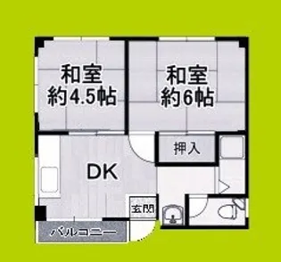 仁平マンション【2階】の間取り