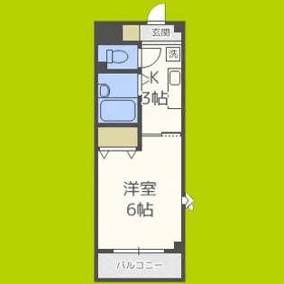 エクセレッテアビコ【2階】の間取り