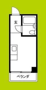 長居グリーンマンション【6階】の間取り