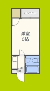 コーポ南加賀屋【3階】の間取り