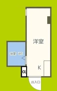 昭和グランドハイツ第2菅栄【4階】の間取り