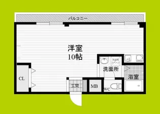 レガーレ長居公園【9階】の間取り