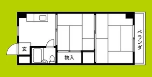 WESTヒルズ平野【2階】の間取り