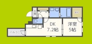 ソレイユ聖天下C【1階】の間取り
