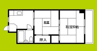 WESTヒルズ平野【3階】の間取り