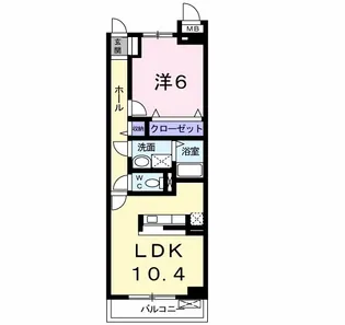 メゾン・ド・リズ【3階】の間取り