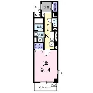 ラ ヴィータ西梅田【4階】の間取り