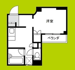 伊藤谷町ビル【5階】の間取り