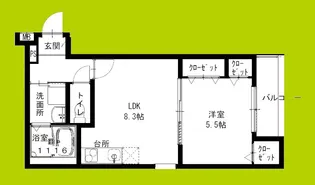 フジパレス春木駅北III番館【3階】の間取り