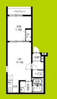 フジパレス春木駅北III番館【3階】の間取り