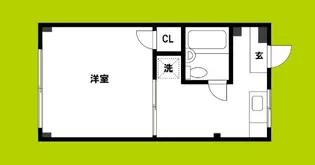 第二植原マンション【4階】の間取り