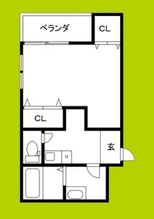 フジパレス桑津【1階】の間取り