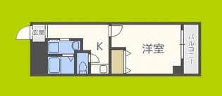 IF都島【1階】の間取り