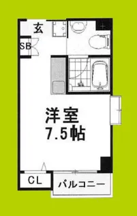 ラ・ファミリア山坂【5階】の間取り