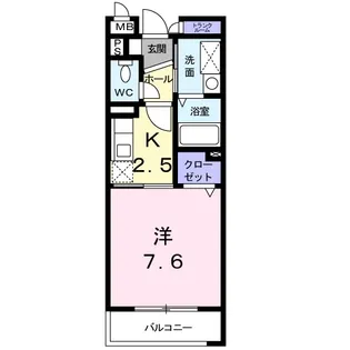 セトル壱番館【1階】の間取り