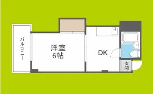 シャトー野江【5階】の間取り