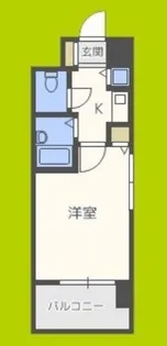ユニーブル靭公園 【7階】の間取り