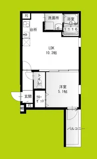 フジパレス十三イースト【3階】の間取り