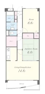 セゾン・エスポワール【1階】の間取り