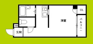 ジェイ・プライド新深江【1階】の間取り