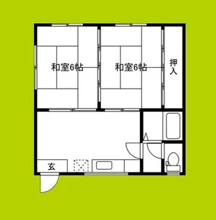 共立マンション【4階】の間取り