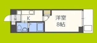 M‘プラザ緑橋【6階】の間取り