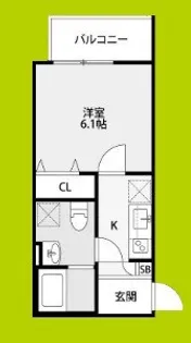 リサージュ【1階】の間取り