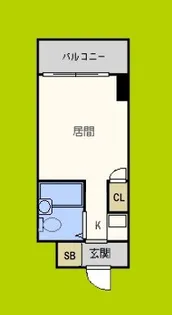 グリーンリーフ新森【3階】の間取り