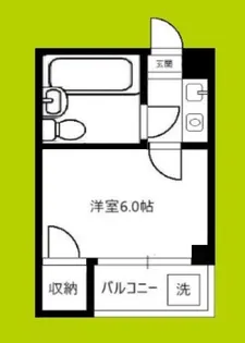 ウルール勝山【3階】の間取り