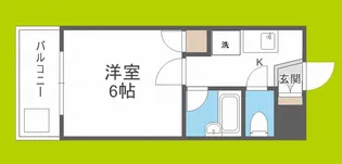 サンダイアル緑橋【4階】の間取り