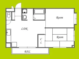 エスポワール参番館【5階】の間取り