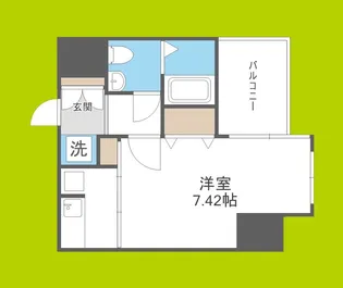 セレニテ天六【3階】の間取り