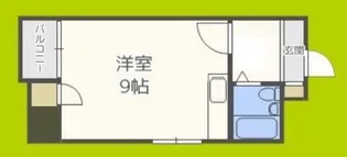 北堀江レジデンス【3階】の間取り