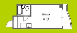 シャンクレール南堀江【2階】の間取り