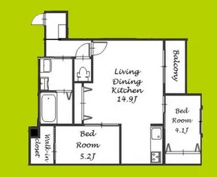 KOGI Residence 花園本町【1階】の間取り