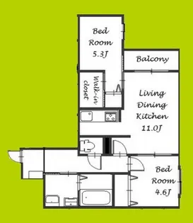 KOGI Residence 花園本町【3階】の間取り