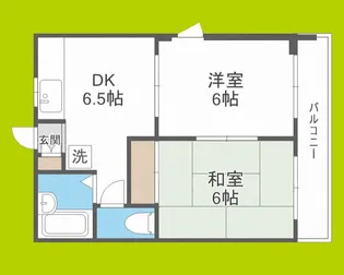 レーベンハイム諏訪【3階】の間取り