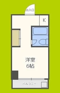 ローズハイツ【1階】の間取り