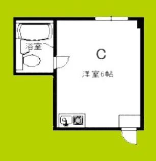 新大阪サンマンション1号館【3階】の間取り