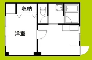 サン中浜【3階】の間取り