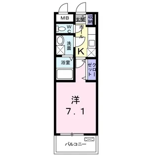 テルベ キートス【3階】の間取り