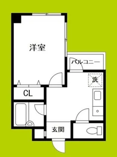 メルベーユ谷町【5階】の間取り