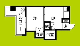 シオザキビル【5階】の間取り